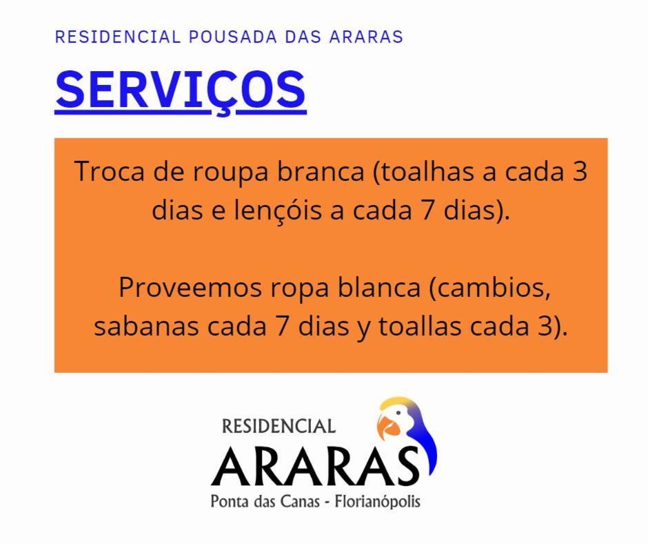 Residencial Pousada Das Araras Florianopolis Exterior photo